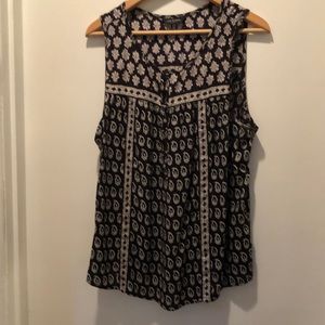 Lucky paisley tank blouse